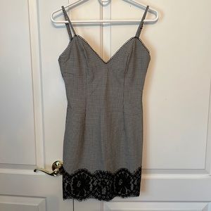 NBD Gingham mini dress